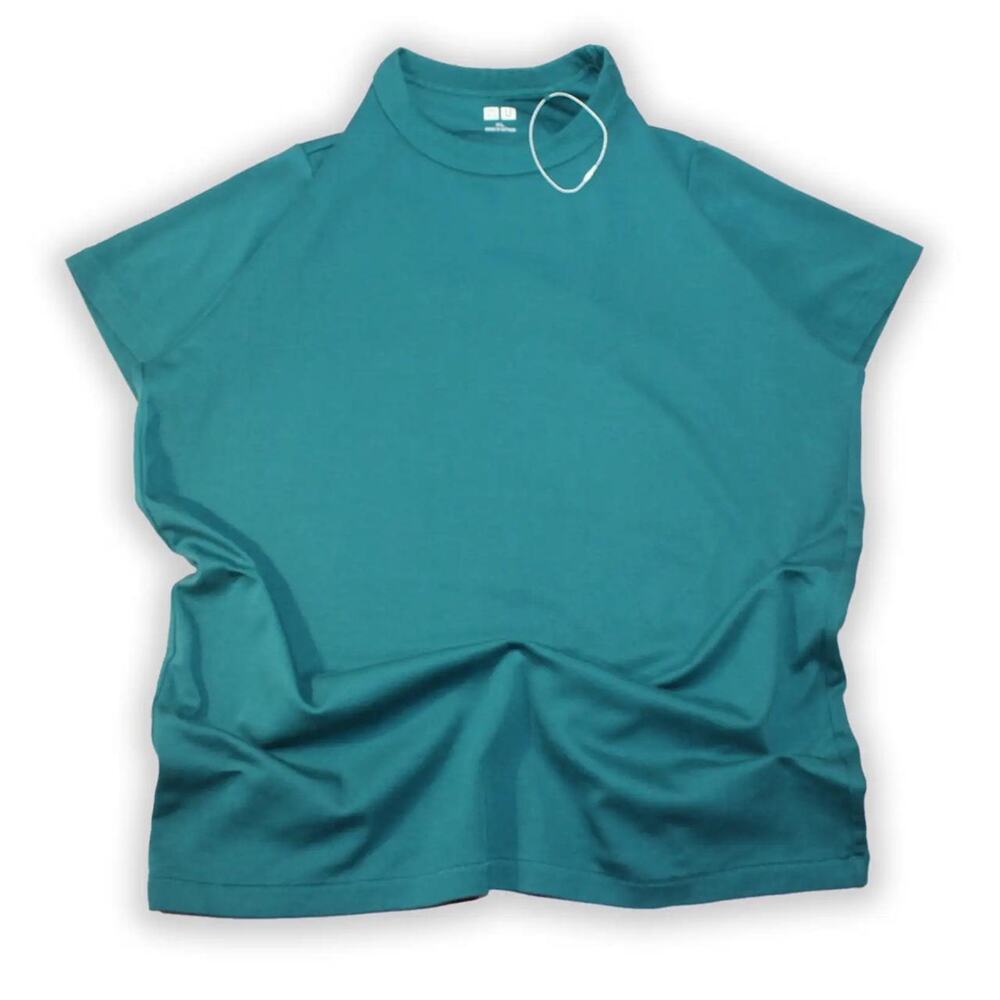 Uniqlo Aqua Blue Blank‎ Tee